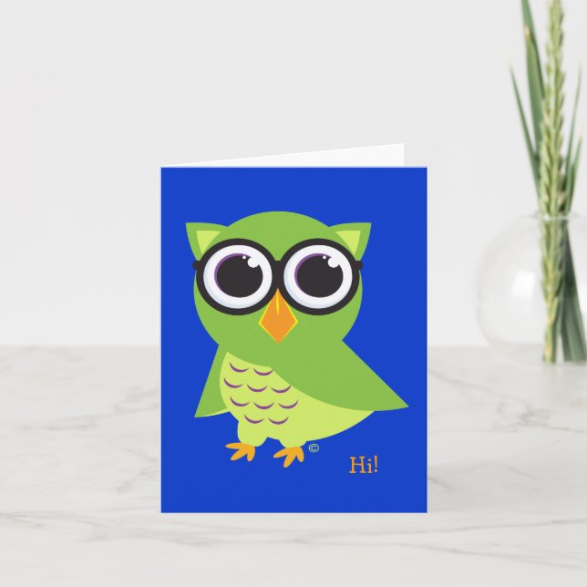 Owl Notecard (Front)