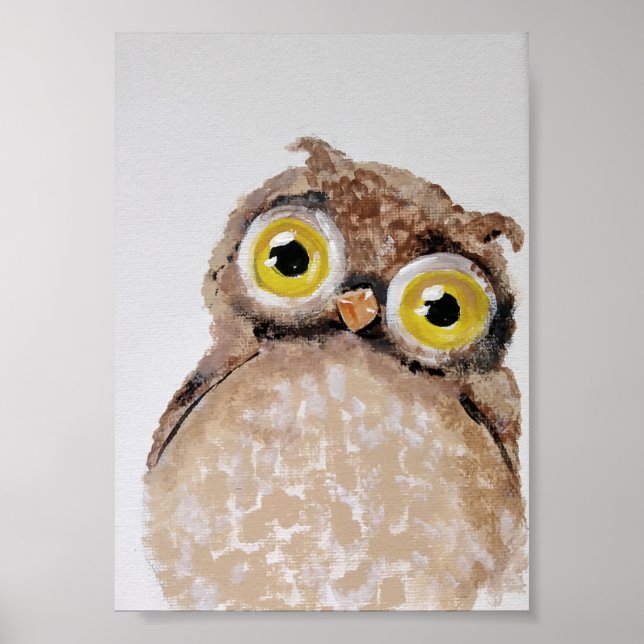 Owl Nursery Wall Art (Front)