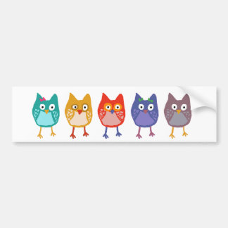 Owl of us bumper sticker