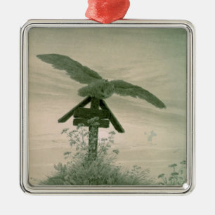 Owl on a Grave, 1836-7 Metal Tree Decoration
