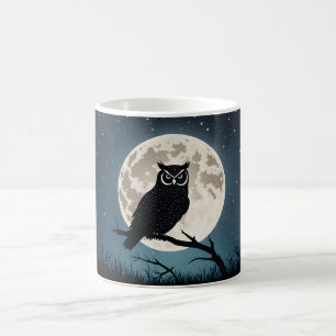 Owl on a Magical Night Coffee Mug