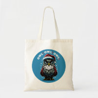 Owl! Owl! Owl! Christmas Pun | Santa Claus Owl