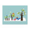 Owl Owls Birds Winter Snow Cute Tree Cartoon