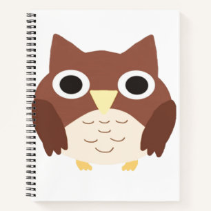owl painting art notebook