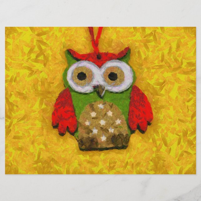 Owl painting flyer (Front)