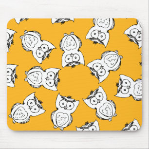 Owl Pattern Mouse Pad