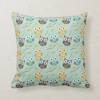 Owl Patterned Pillow