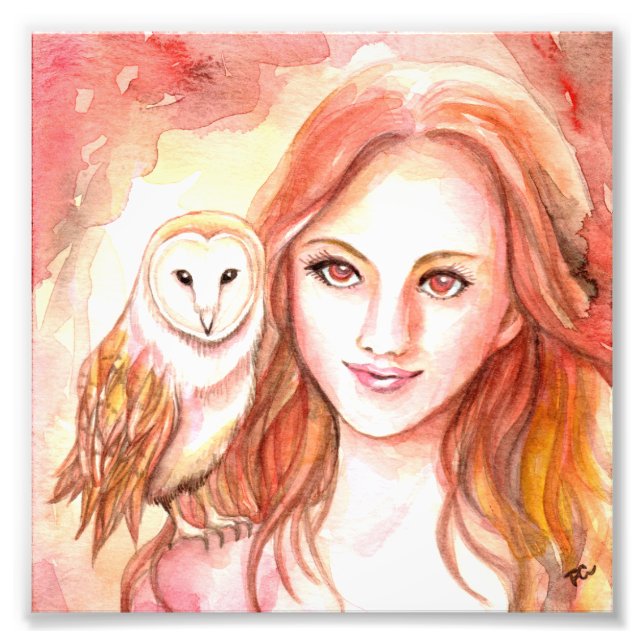 Owl Photo Print (Front)