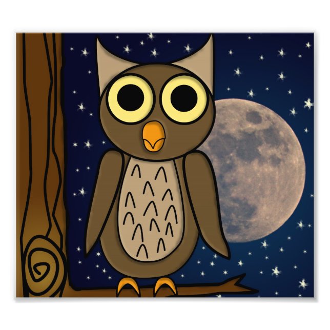 owl photo print (Front)