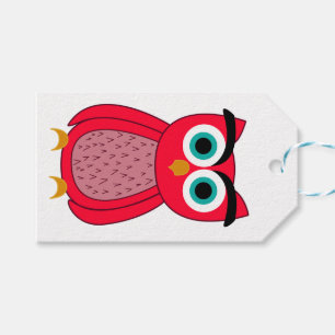 Owl Photo Print Gift Tags