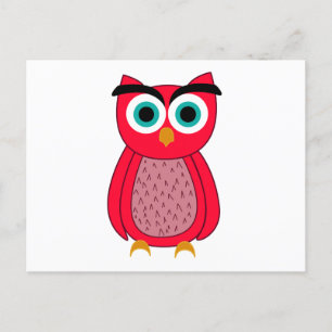 Owl Photo Print Invitation Postcard