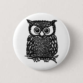 Owl Pin back buttons, Backpack or Hat Pins