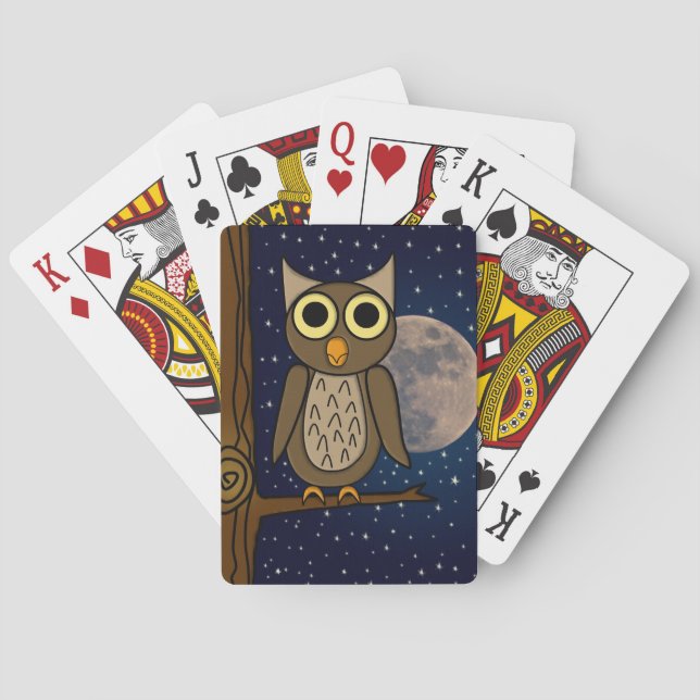 Owl Playing Cards (Back)