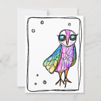 Owl Postcard