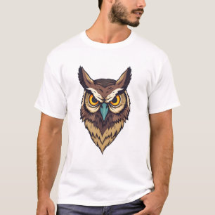 Owl Print Design  T-Shirt