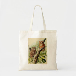 Owl Print Tote Bag