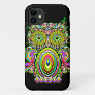 Owl Psychedelic Popart iPhone 5 Cases