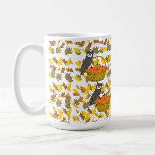 Owl & Pumpkin Harvest" Coffee Mug