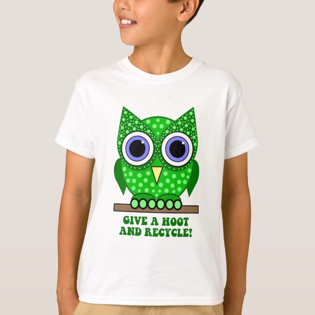owl recycle T-Shirt (Front)
