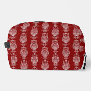 Owl (red) - Dopp Kit