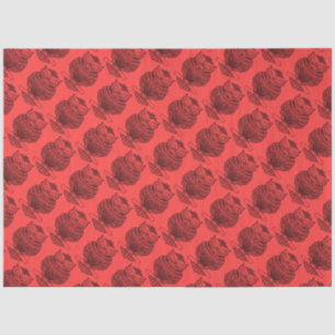 Owl (red) - Tissue Paper