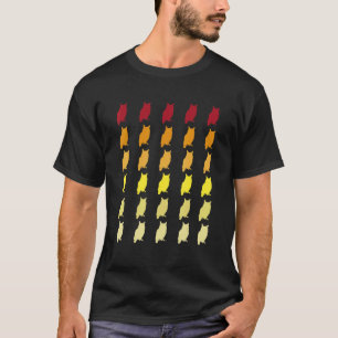 Owl Retro Animal Pattern T-Shirt