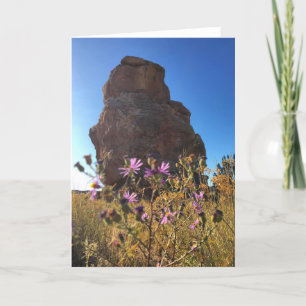owl rock greeting card (blank inside)