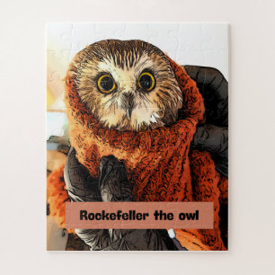 Owl, Rockefeller, Jigsaw Puzzle