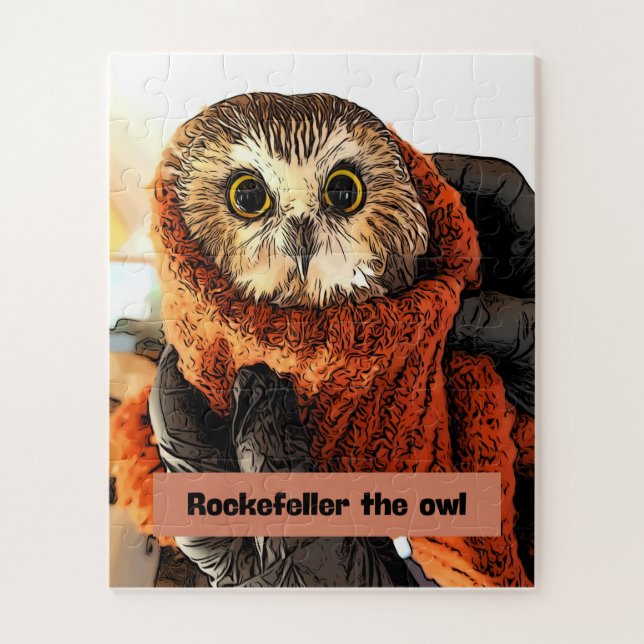 Owl, Rockefeller, Jigsaw Puzzle (Vertical)
