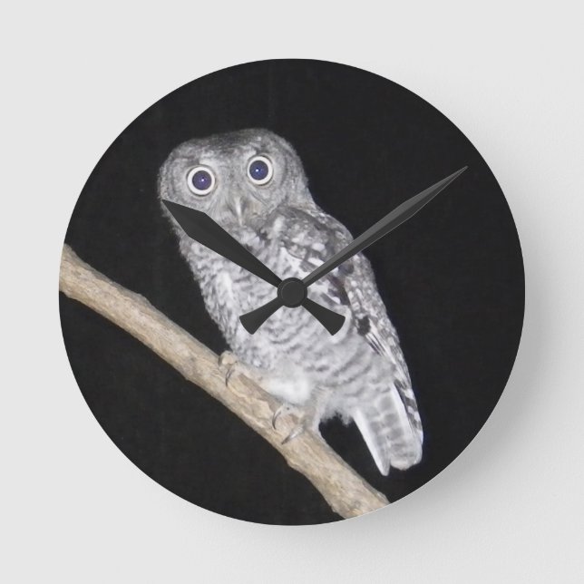 Owl Round Clock (Front)