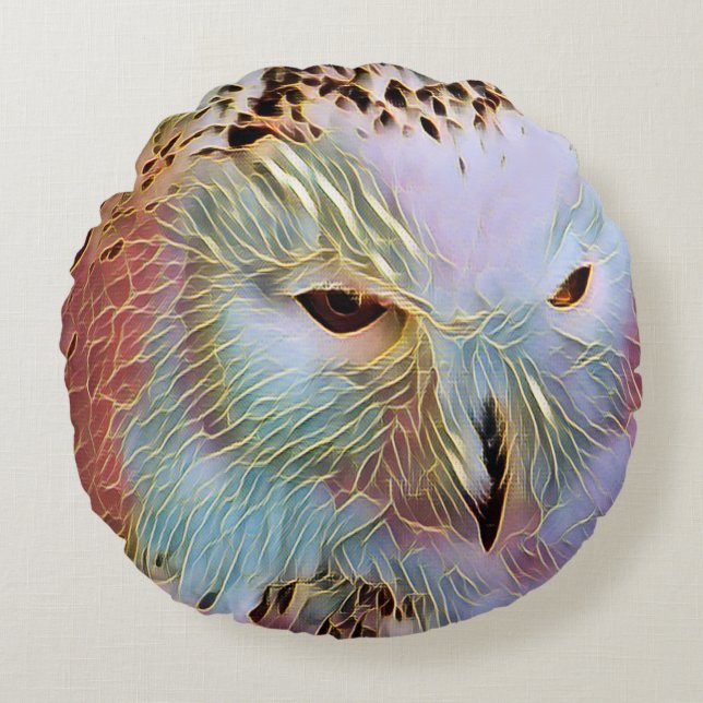 OWL ROUND CUSHION (Front)