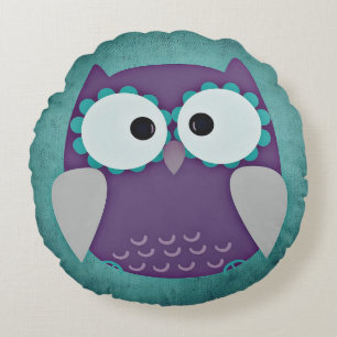 Owl Round Cushion