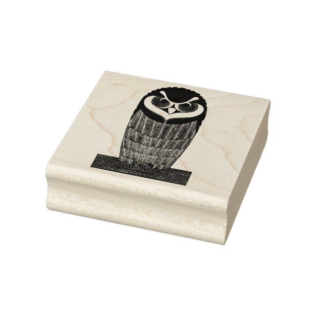 Owl Rubber Stamp (Stamp)