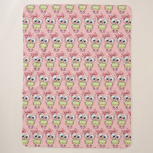 Owl Sherpa Blanket