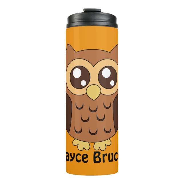 Owl-some Tumbler Personalised Thermal Tumbler (Front)