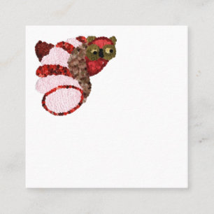 Owl Square Appointment Card