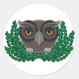 Owl sticker