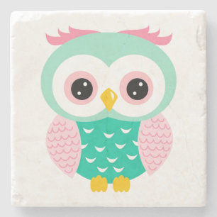 Owl Stone Coaster