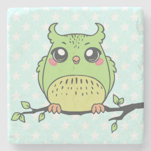 Owl Stone Coaster