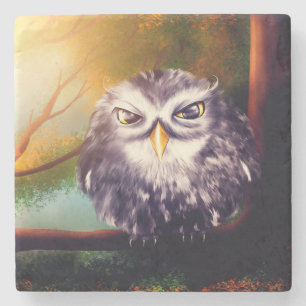 Owl Stone Coaster