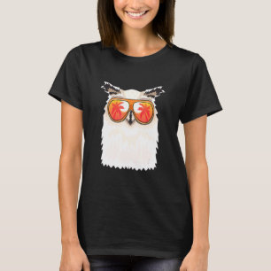 Owl Sunglasses Beach Summer Pool Party Owl T-Shirt