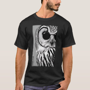 Owl Sunglasses Wild Animal Bird Forest Nature T-Shirt