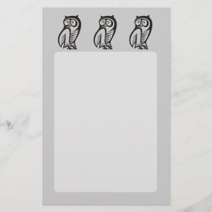 Owl Symbol Black Flyer