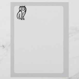 Owl Symbol Black Flyer
