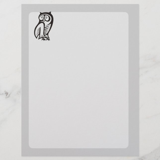 Owl Symbol Black Flyer (Front)