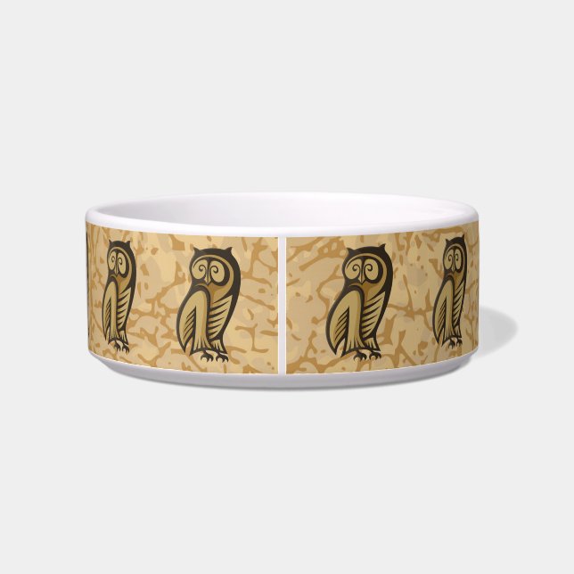 Owl Symbol Colour Bowl (Back)