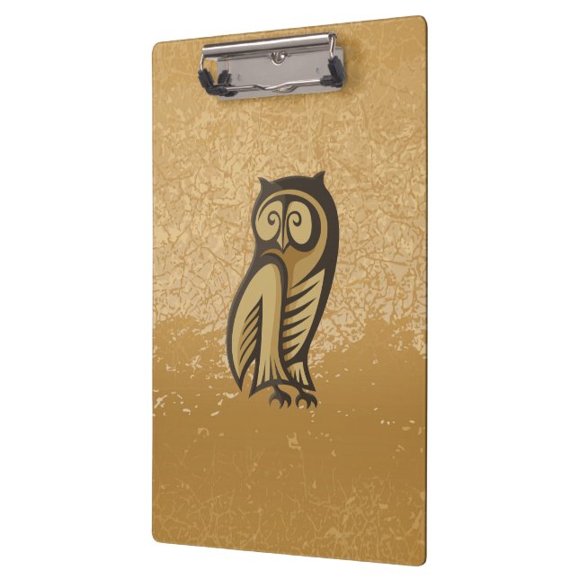 Owl Symbol Colour Clipboard (Left)