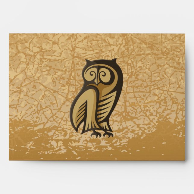Owl Symbol Colour Envelopes (Front)