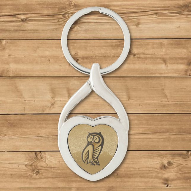 Owl Symbol Colour Key Ring (Creator Uploaded)