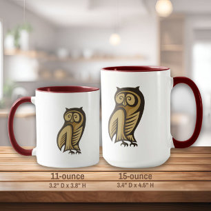Owl Symbol Colour Mug